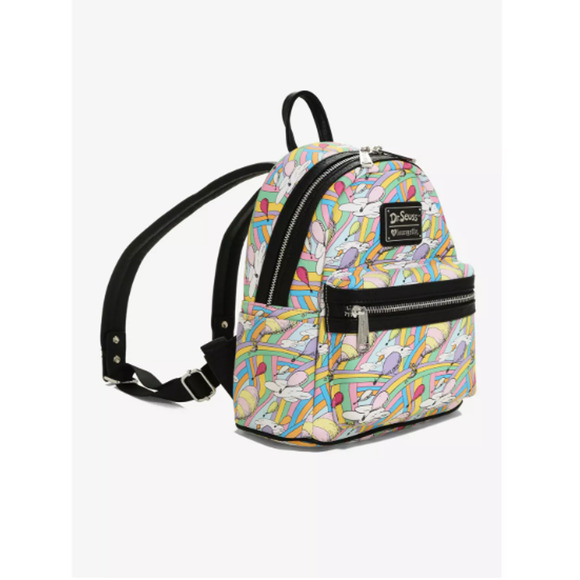 LOUNGEFLY Dr. Seuss Oh, The Places You'll Go! Mini Backpack Boxlunch Exclusive - Picture 1 of 11